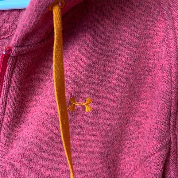 Under Amour coat, size M, hot pink - Picture 2 of 4